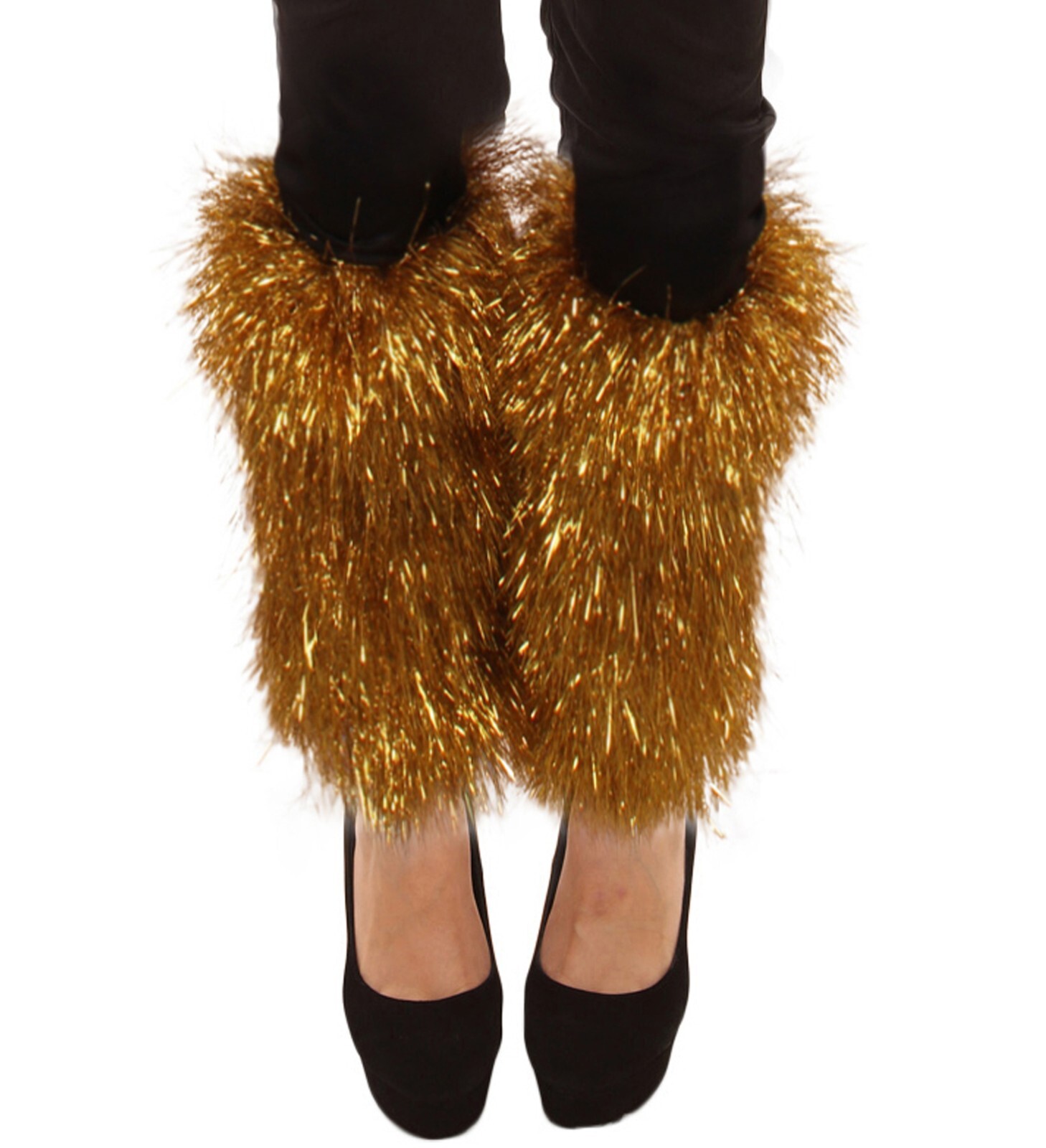 HPO Adult Unisex Tinsel Party Leg Warmers in Multiple Color Options, HA-021