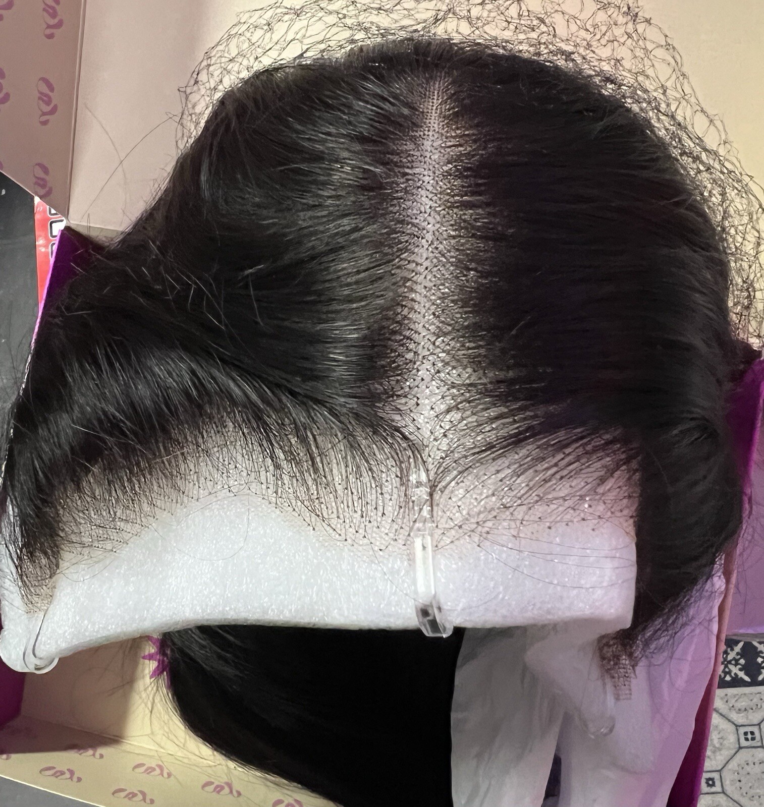 MegaLook 20 inch Human Hair Wear & Go Glueless Lace Front Wigs Pre Plucked