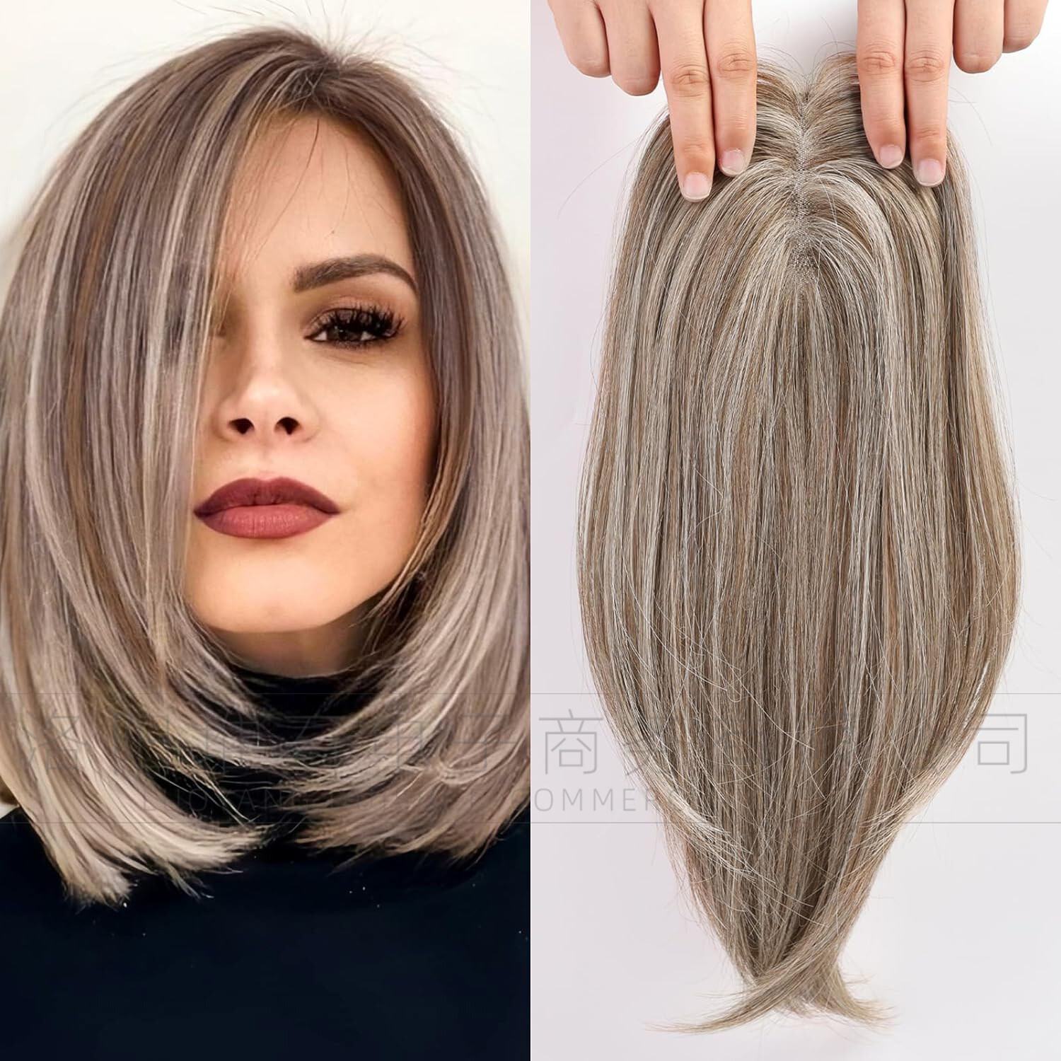 Hair Toppers for Women as Human Toppers Hair Pieces for Women with Thinning Hair