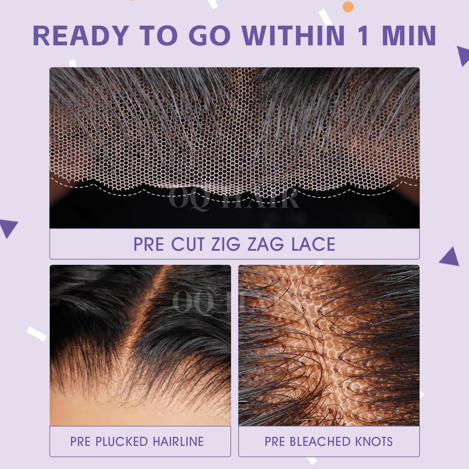 Oq Hair 4 Brown Yaki Straight Bob Human Hair Wigs Pre Cut 9X6 T Part Ombre Lace