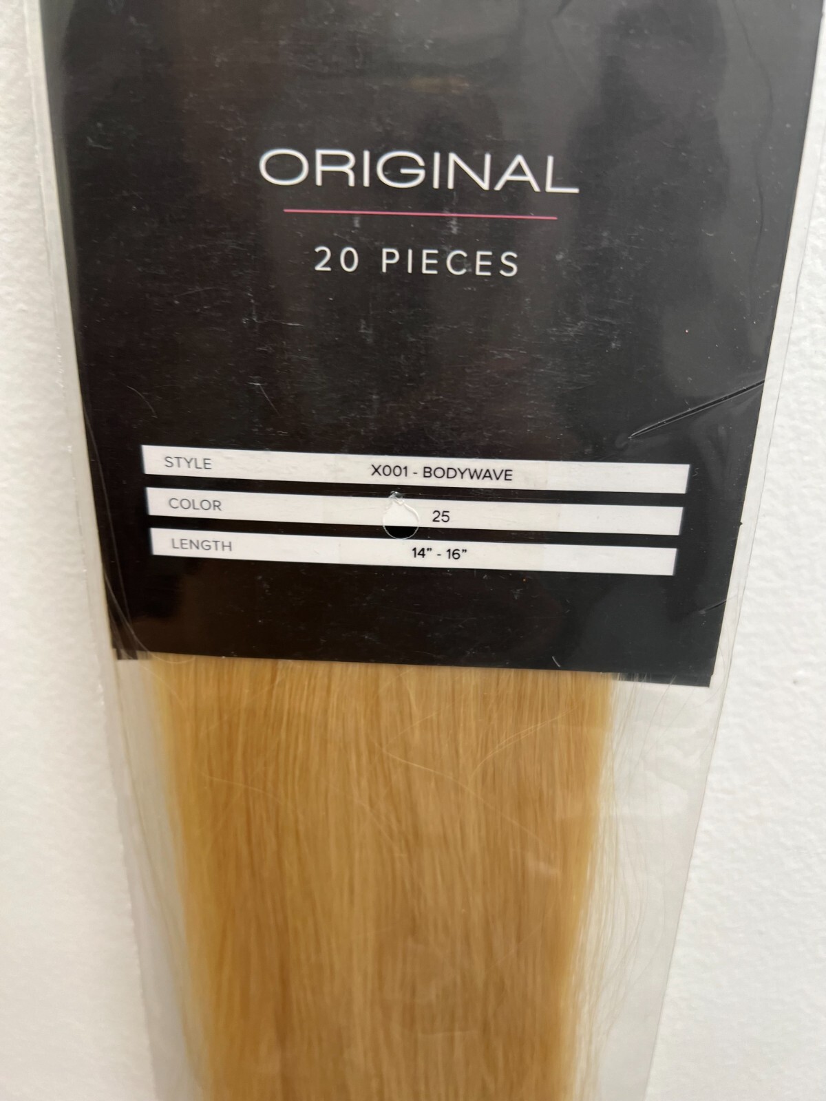 HOTHEADS Hair Extensions / Tape-ins / #25 / 14-16″ / Brand New / Body Waved