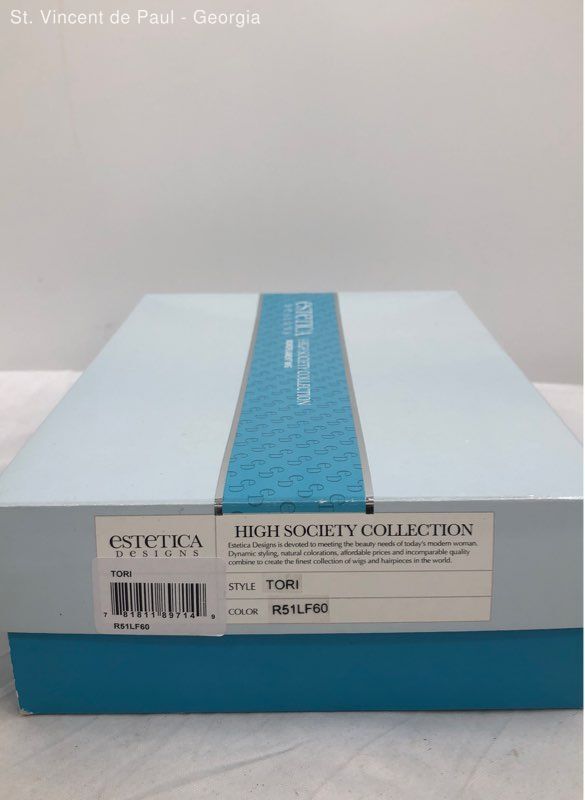 High Society Collection Estetica Designs Monofil Wig Tori R51lf60 Gray W/ Box