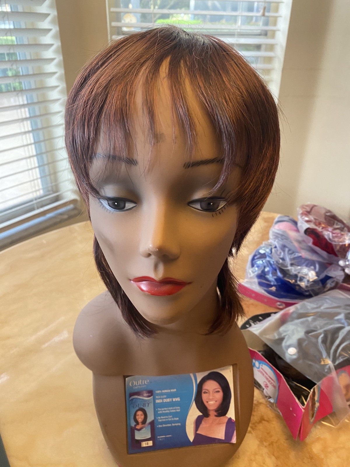 MODERN WAY FASHION PRINCESS WOMEN’S SYNTHETIC SHORT WIG – DARK BROWN