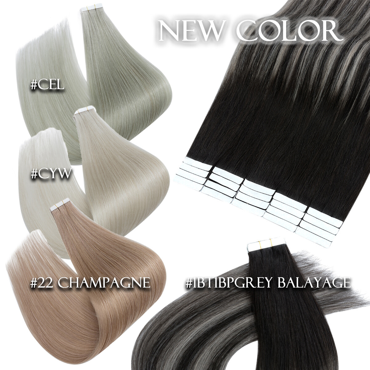Skin Weft Human Hair Extentions Tape In Russian Real Remy THICK FULL HEAD Indian