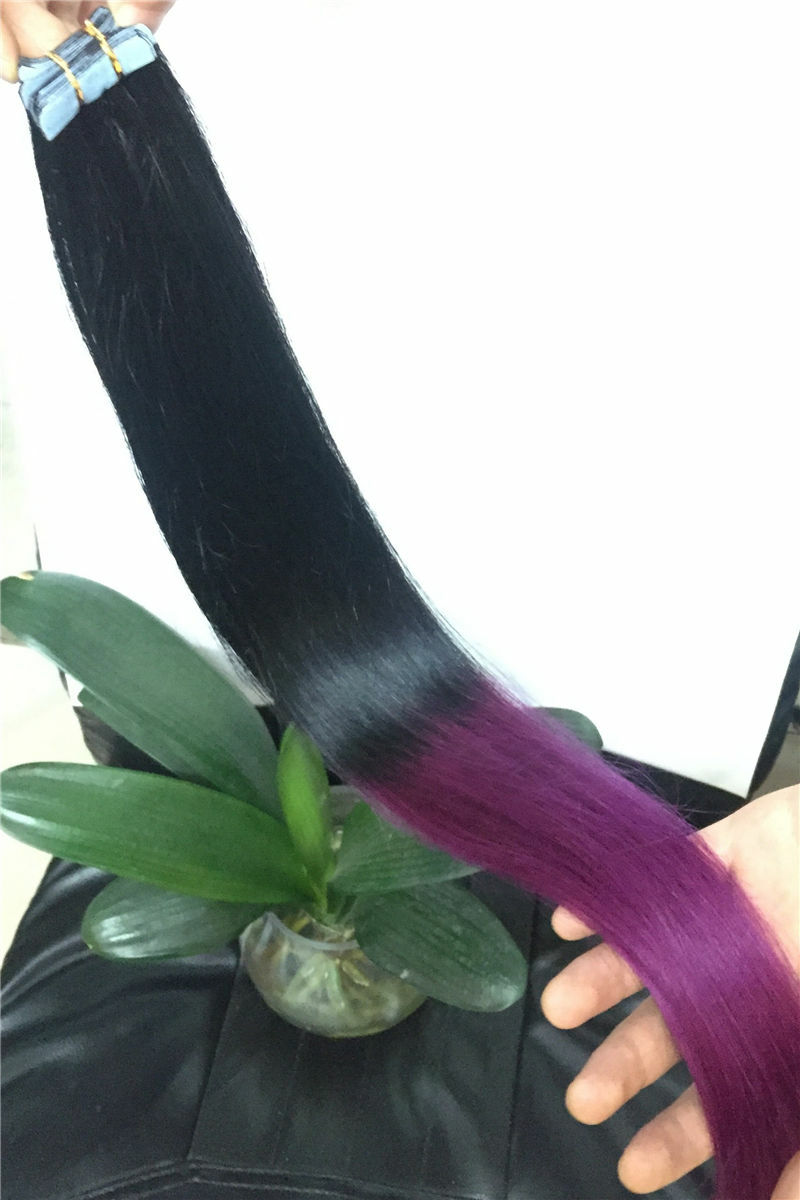 Tape in Hair Extensions 100% Remy Real Human Hair Seamless Skin Wefts Balayage
