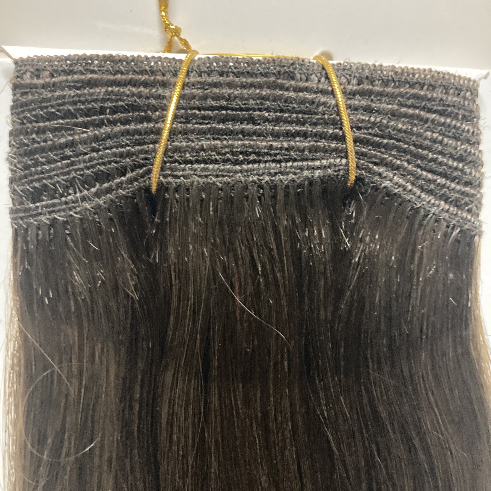 MINKY YAKI Sew in Weft Hair Extensions 100% Human Hair Tangle free 12″ Color1B30