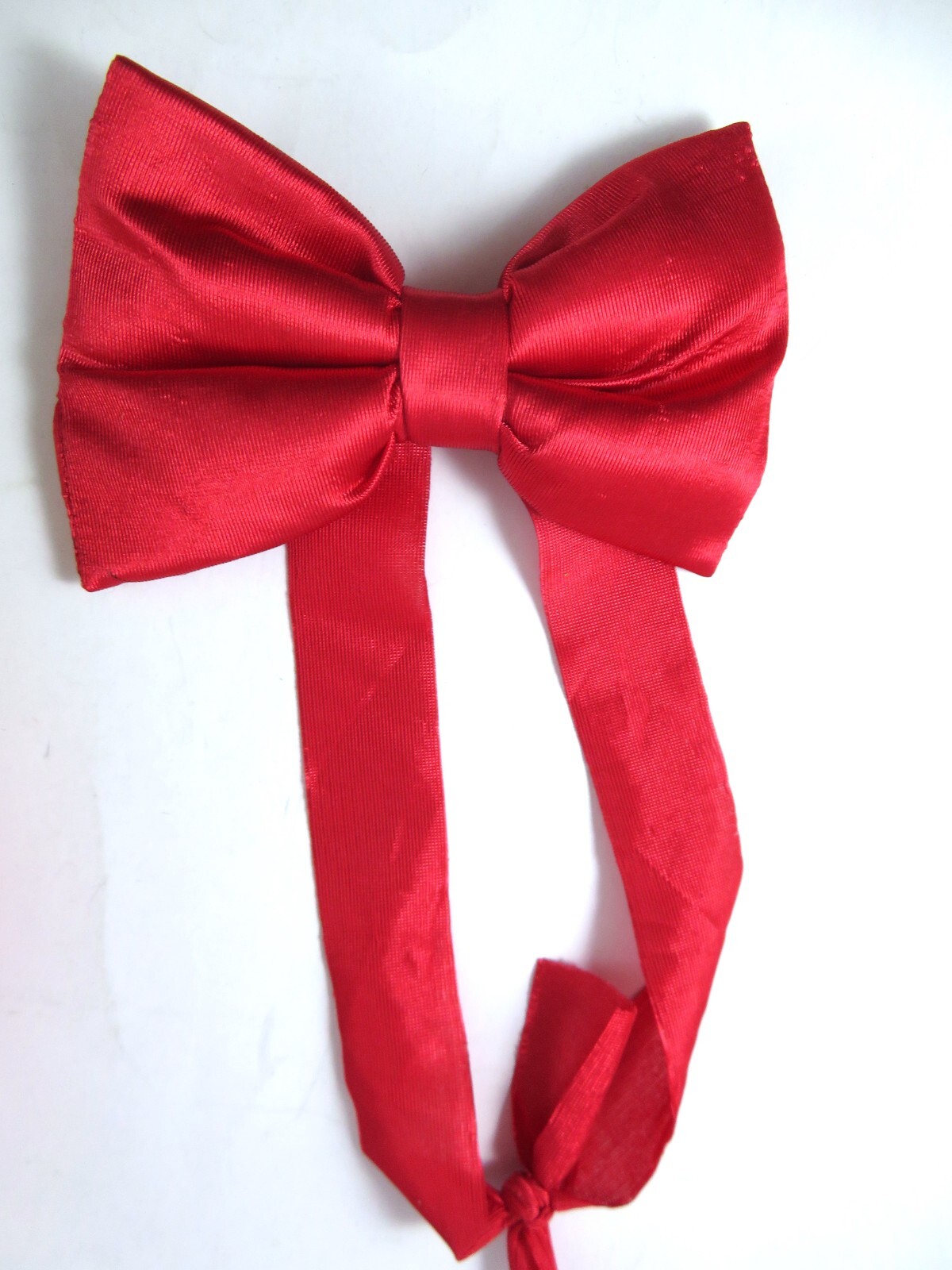 West Bay Vintage Professional Clown Wig Multi-Colors Kanekalon And Red Bowtie