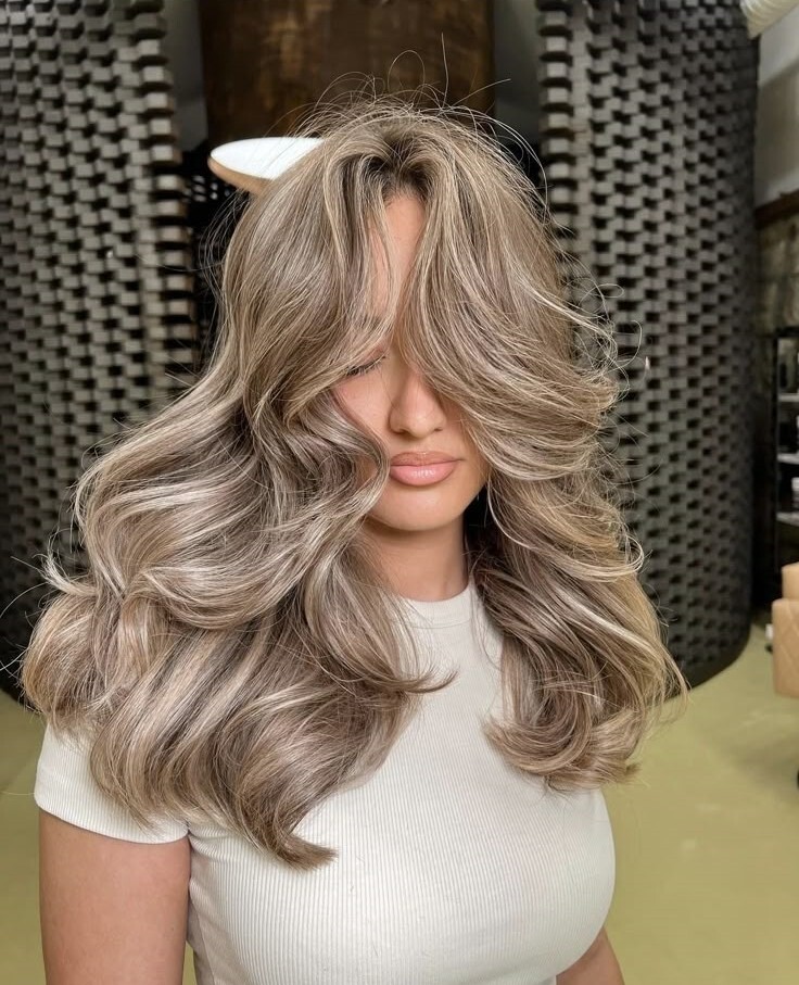 ombre light ash blonde Highlight 100% Human Hair Lace Front Wigs 200% Density
