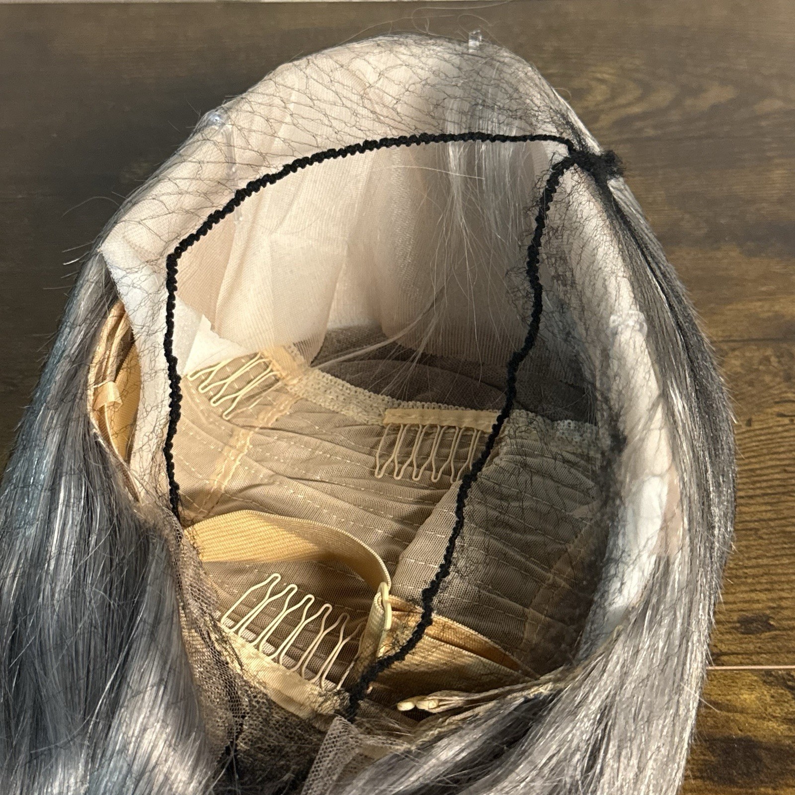 NEW – Gray Human Hair Lace Front Wig 13×6 HD Lace 180% Density Straight 16”
