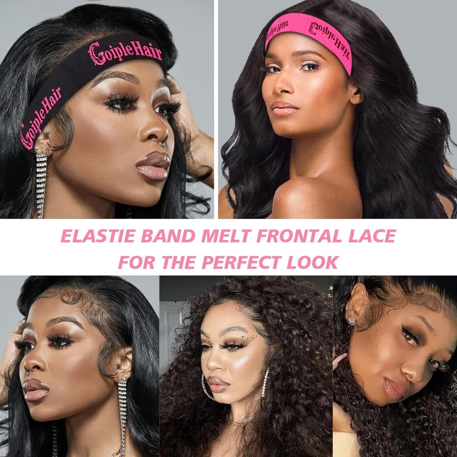 Lace Melting Spray for Glueless Wigs – Essentials Kit with Lace Front Wig Glu…