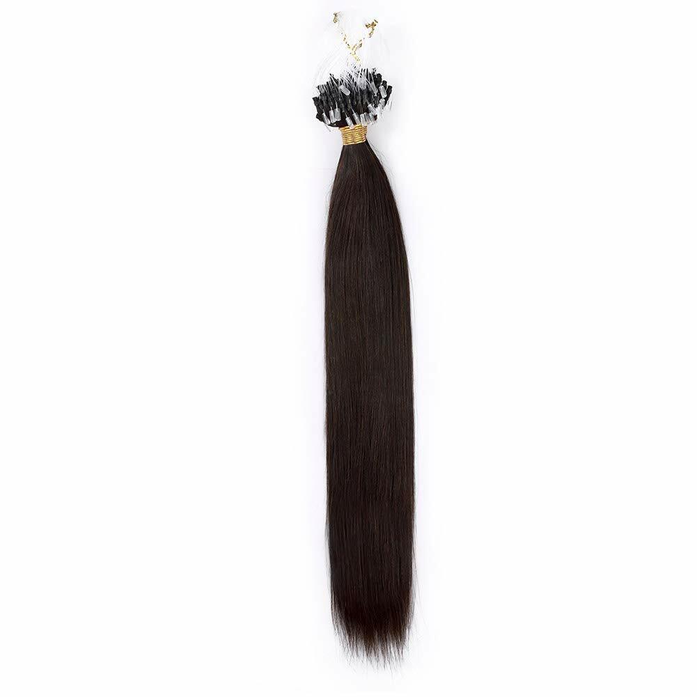 Micro Ring Hair Extensions Per-Looped Micro Beads Loop Tip Remy Human Hair 0.5g/