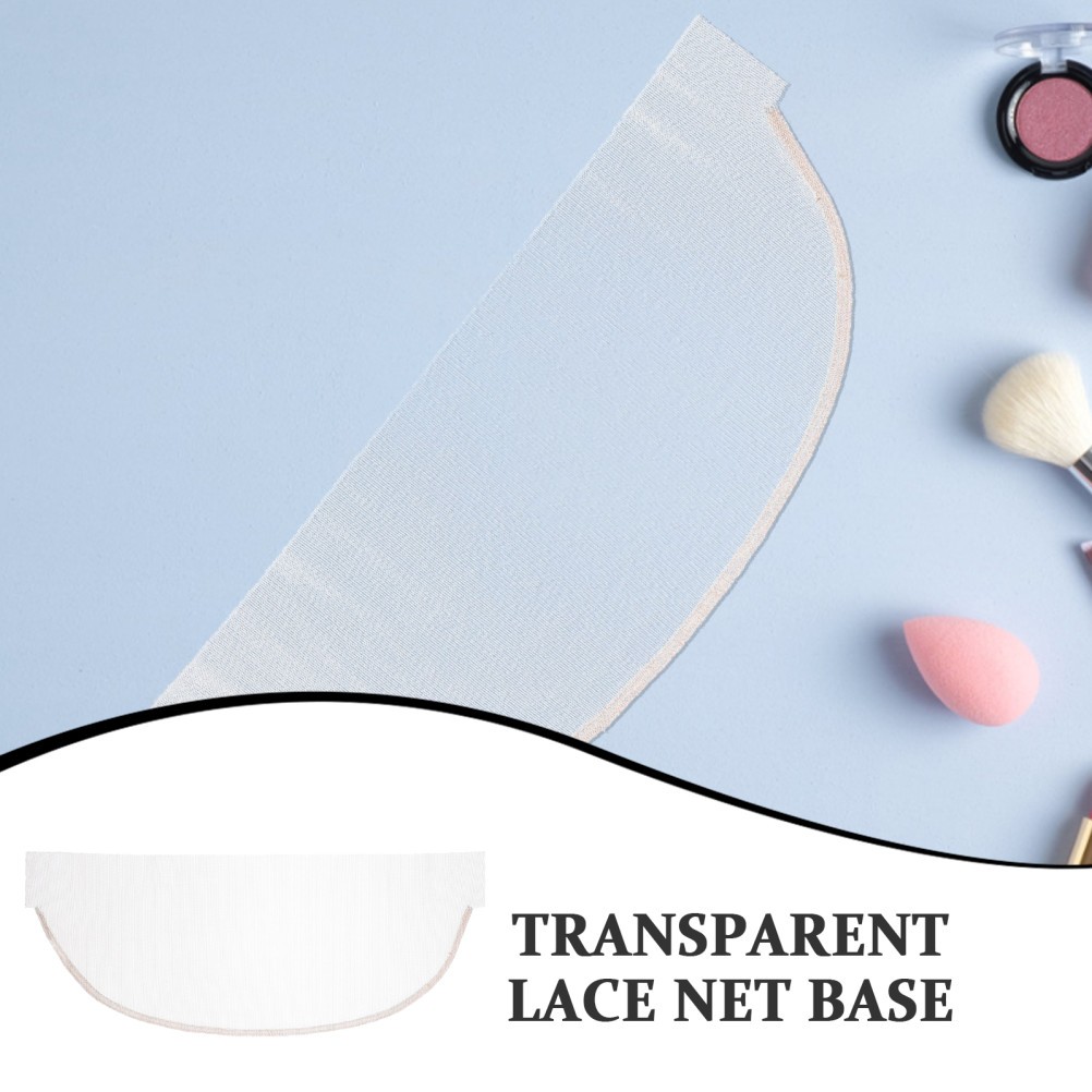 5pcs Wig Making Lace Base – Transparent Net Fabric for Closure
