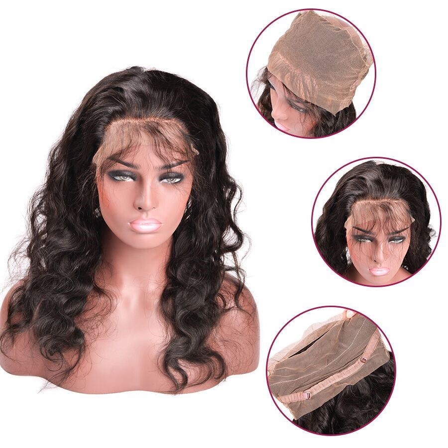 360 Body Wave Natural Color Closure 100% Human Remy Hair 22″x4″x”2″ (10″-20″)