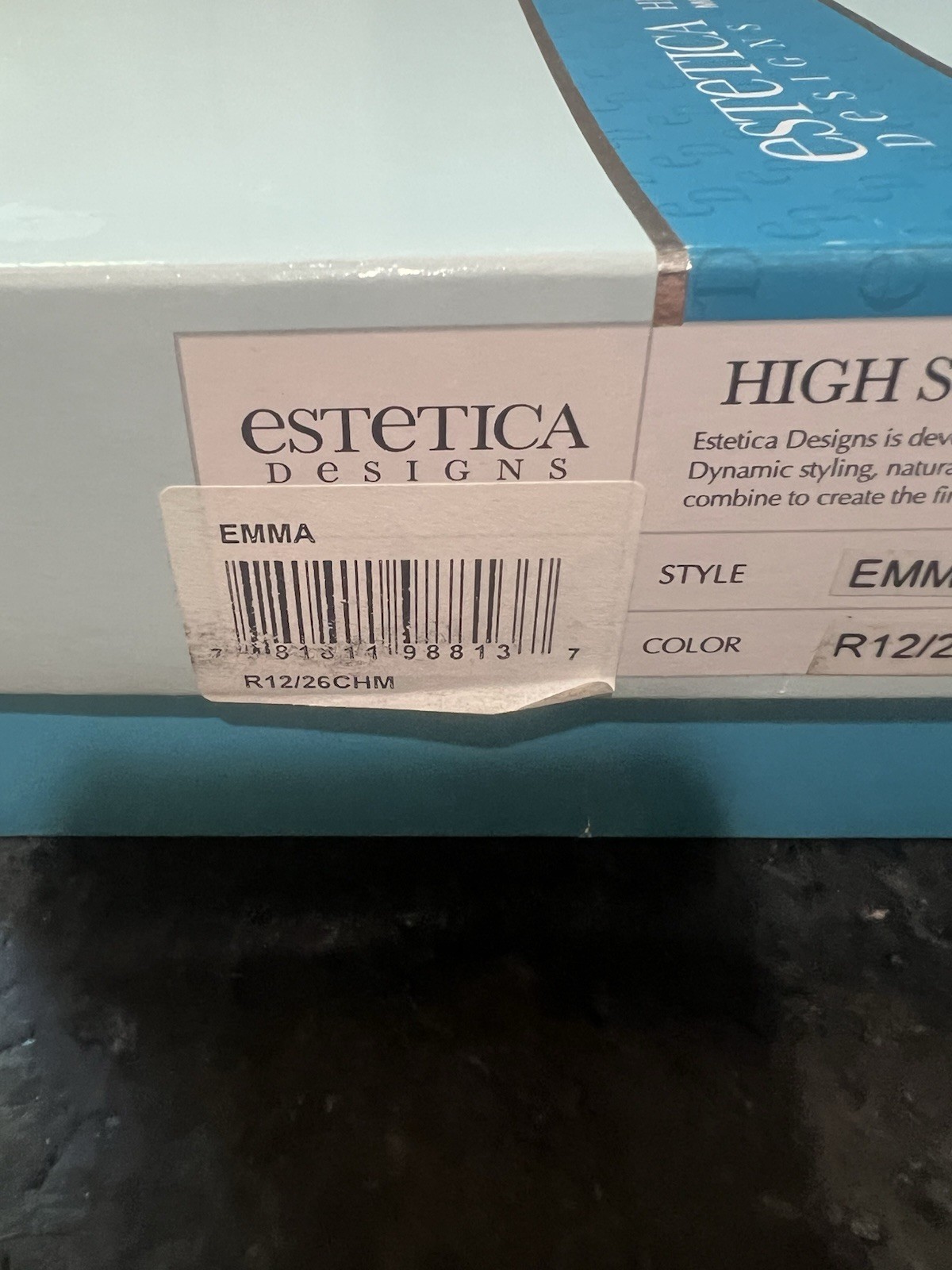 estetica designs High Society Collection Monofilament wig Emma – R12/26CHM