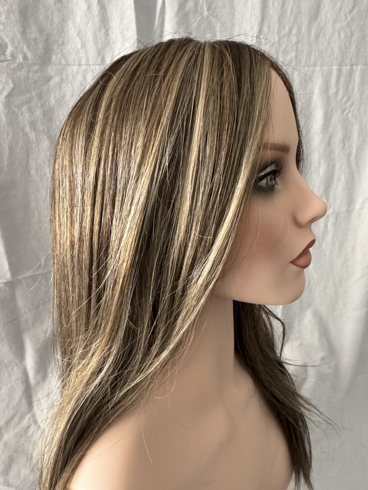 Rene of Paris Harper Wig In Chocolate Frost Rooted Color BNWT Long Silky Tresses