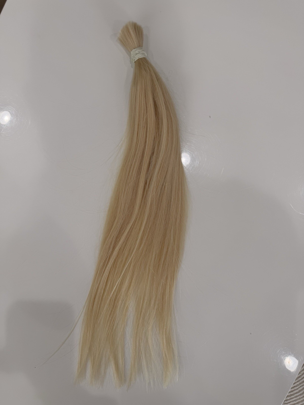 Human Hair Slavic Natural Hair for Extensions 100g/24in 60cm Gold Blond Colour
