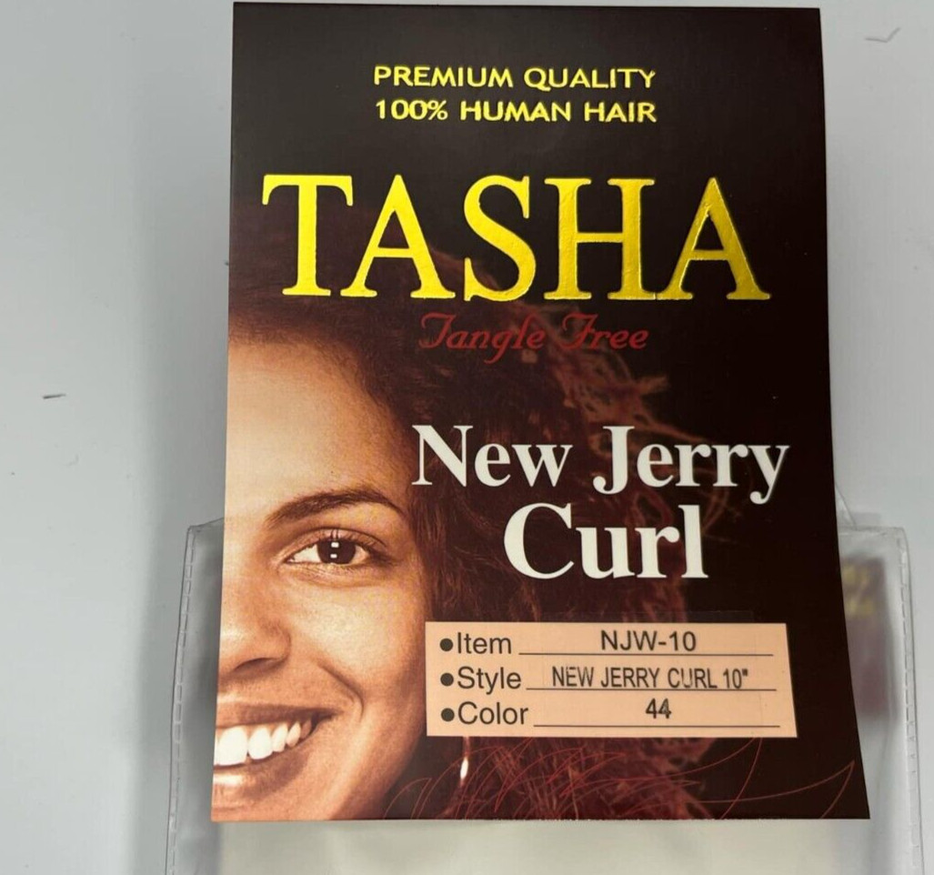 Tasha New Jerry Curl 10″ 100% Human Hair NJW-10