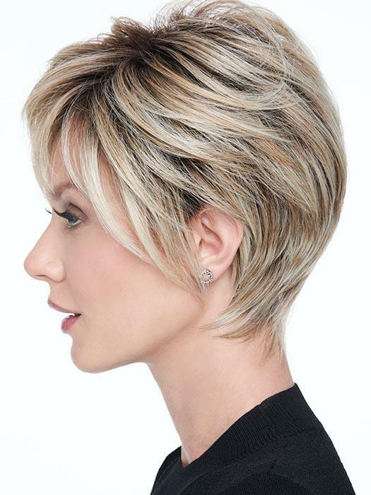 ON YOUR GAME Raquel Welch Wig RL11/25GoldenWalnutLaceFtMonoPtMemCap3HeatOK5STARS