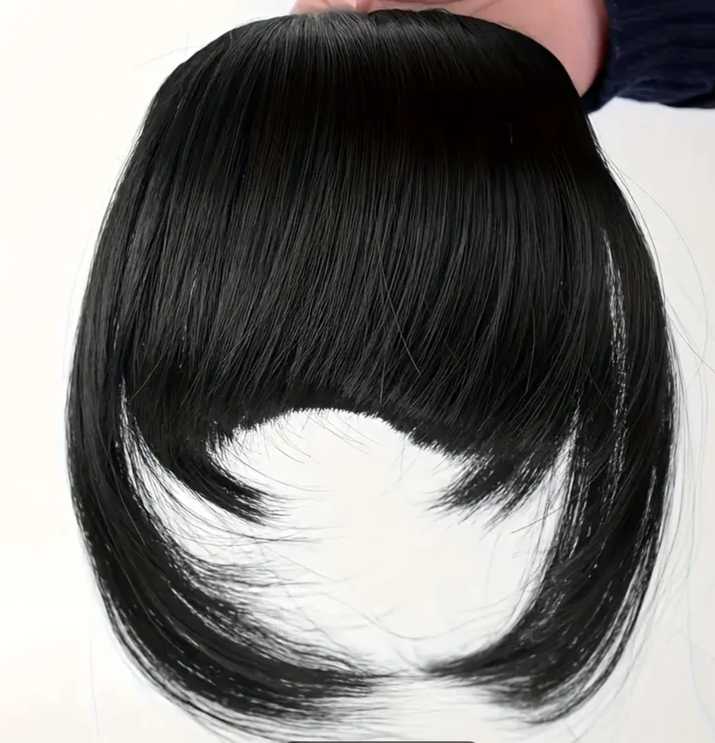 Bang Hair Extension Black Bangs Halloween Costume Cosplay Fashion Beauty Cute