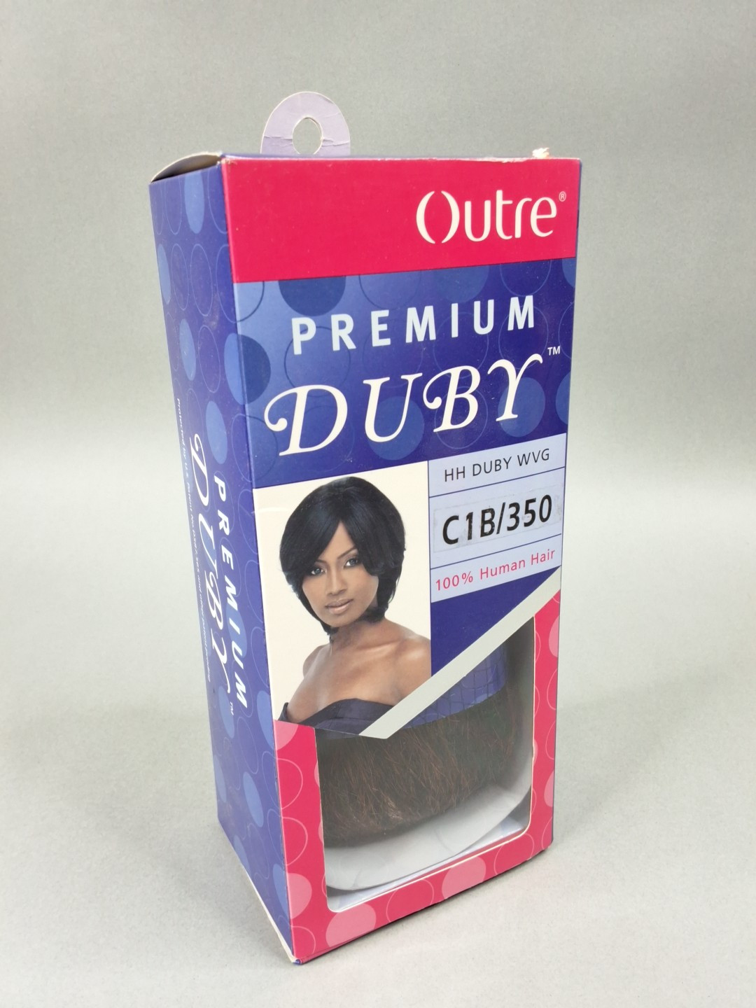 8″ #C1B/350 Duby Bob Human Hair Extensions Outre Weft Sew in or Bonding