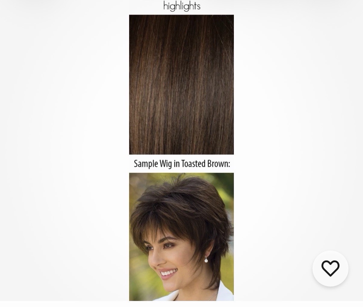 SHANNON Wig by RENE OF PARIS TOASTED BROWN Nwt