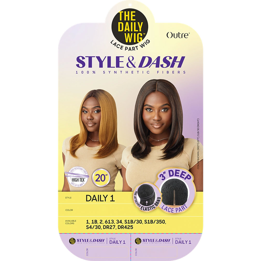 Outre The Daily Wig Style & Dash 3″ Deep Lace Part – Daily 1