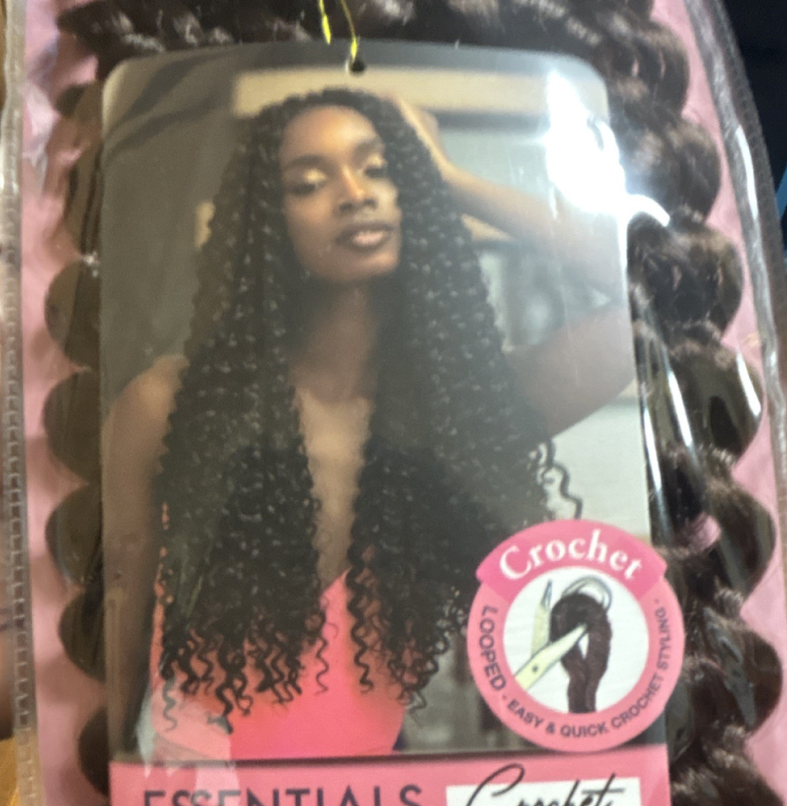 Janet Collection Water Wave Crochet Hair Extension 24in Auburn