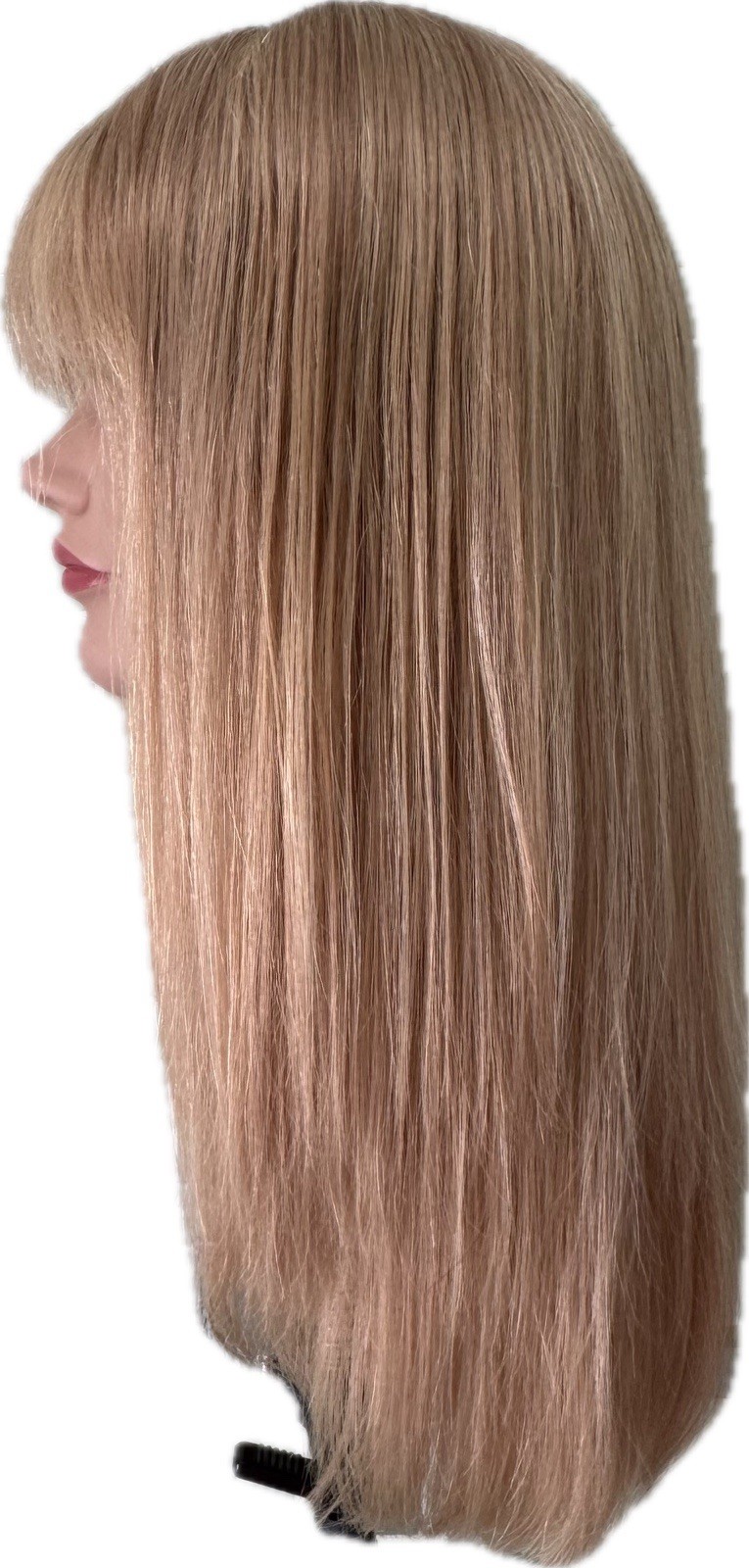 Louis Ferre 100% Human Hair Wig Monofilament Top Mono Long Blonde 18″