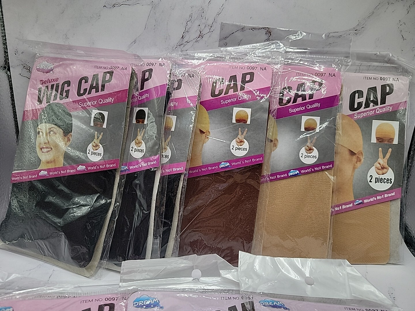 10Packs Wig Cap Hairnets Stretch Mesh Wig For Making Wigs Free Size. 2pcs Each