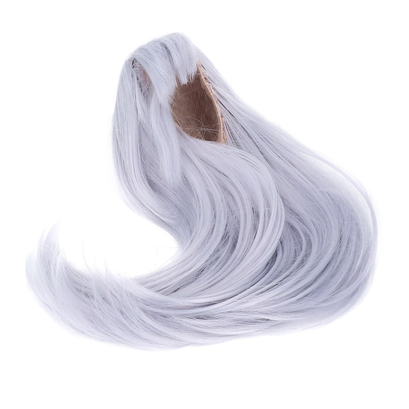 8in To 9in Doll Hair Wig High Temperature Fiber Mesh Long Curly Doll Hair