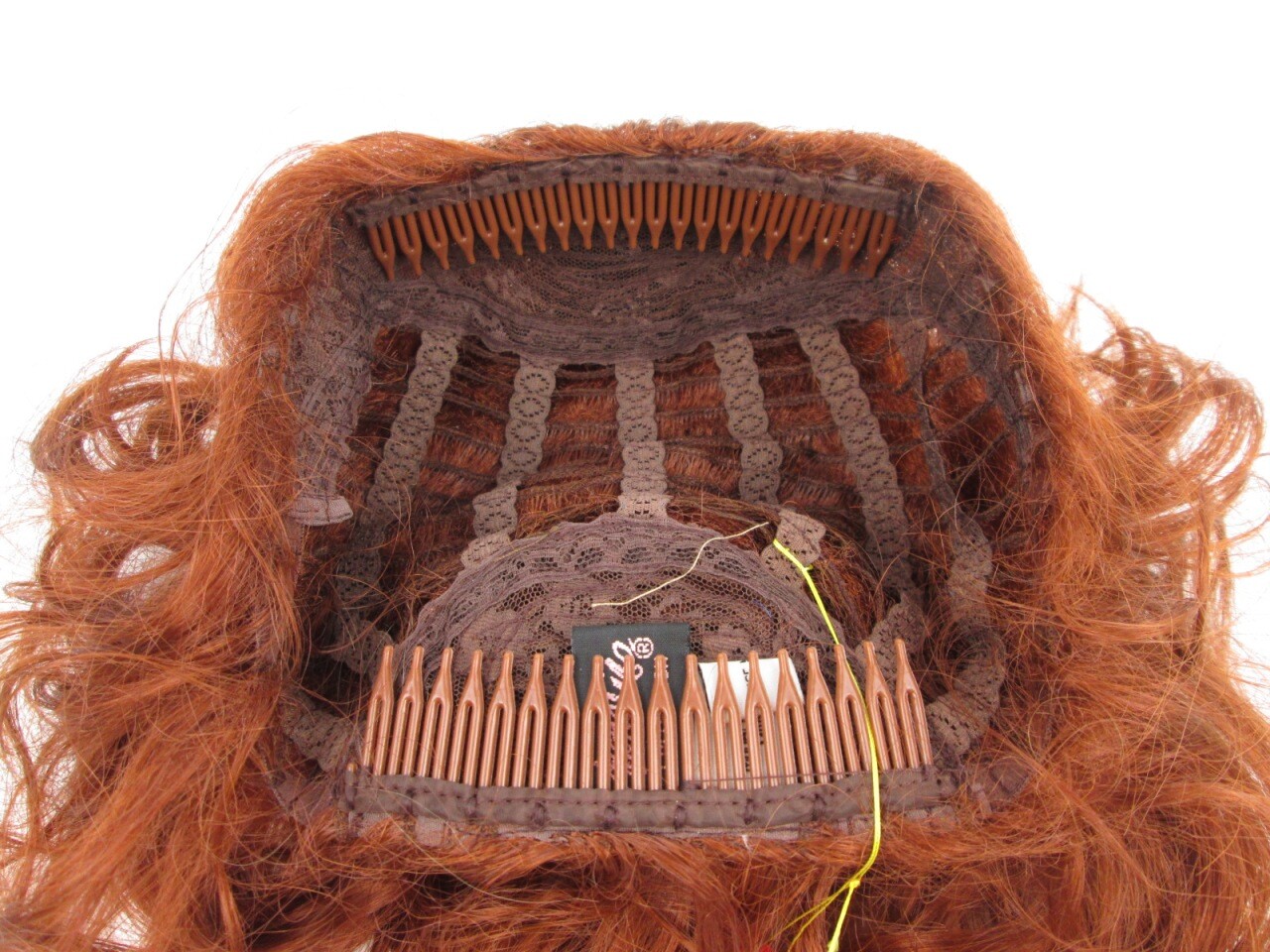 14″ MID-LENGTH WAVY 3/4 CAP CURLY FALL LAYERED HALF WIG HAIRPIECE COMB HEIDI