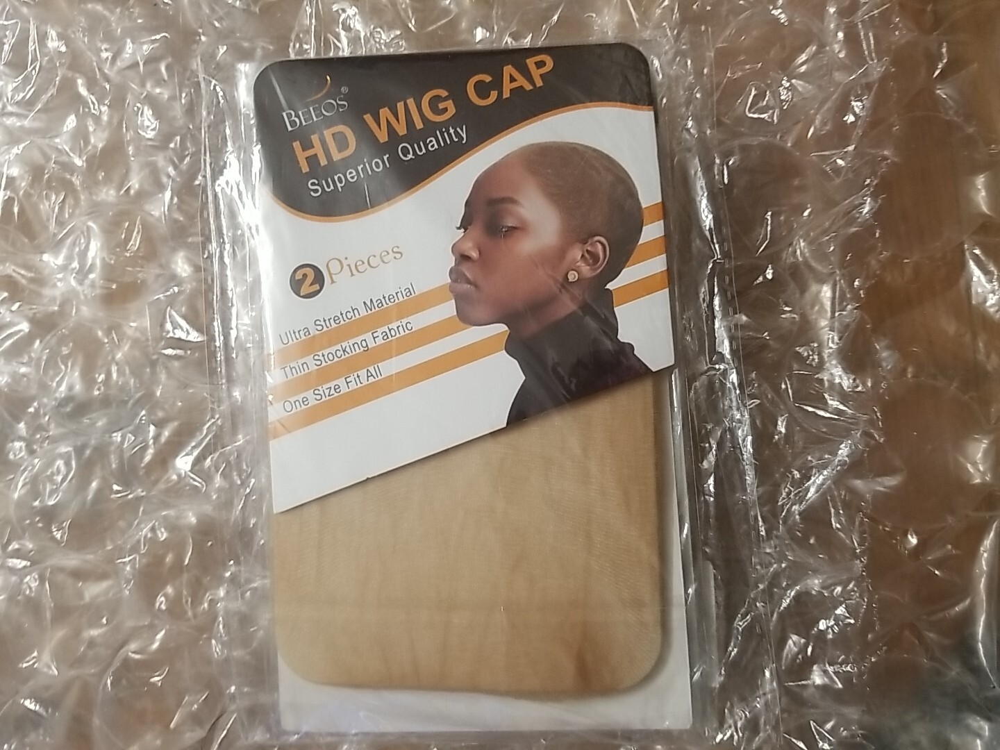 BEEOS HD Wig Cap 2 Pieces Superior Quality Ultra Stretch Thin Stocking