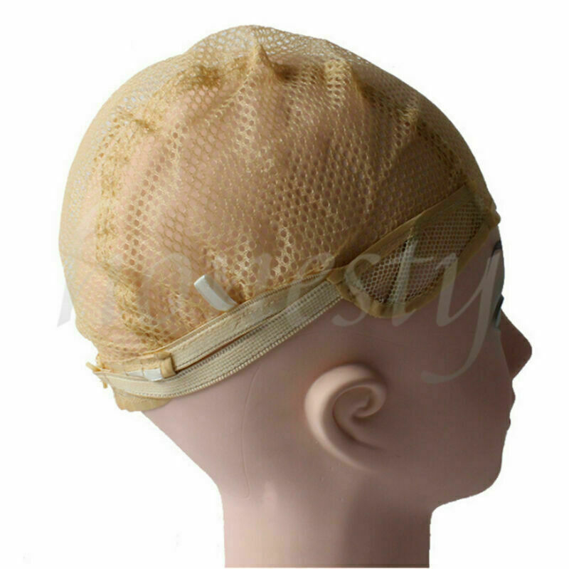 3PCS Wig Cap for Making Wigs with Adjustable Straps Breathable Mesh Weaving