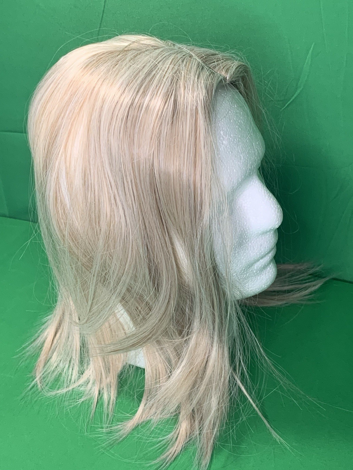 WIG Sexy BLONDE COLOR Straight Soft Silky Daily Wear With Clip Cosplay Hair