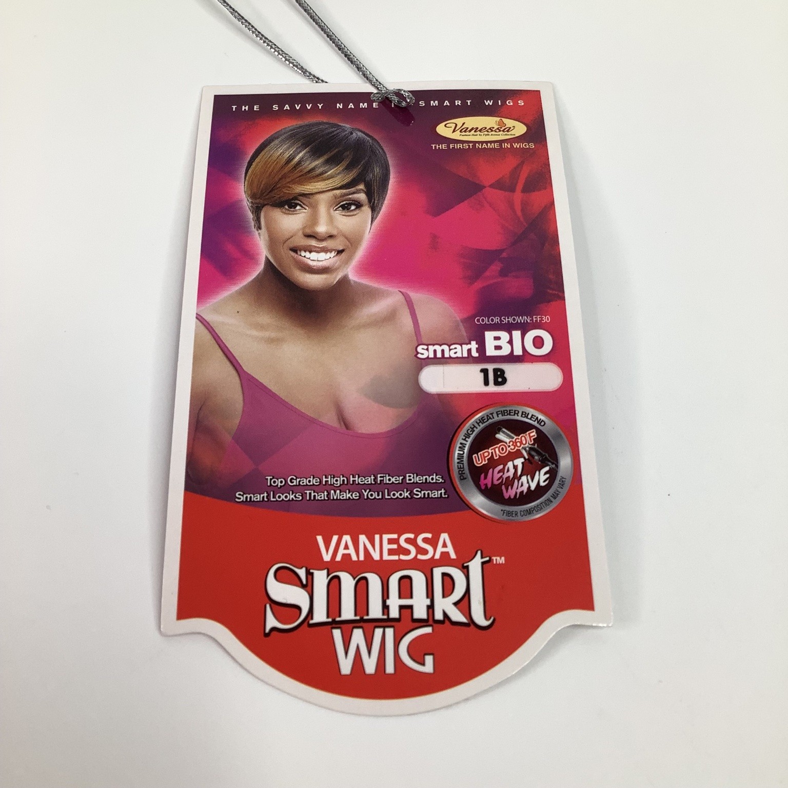 Vanessa Smart Wig Smart BIO Short Black 1B Heat Safe Fiber Blend