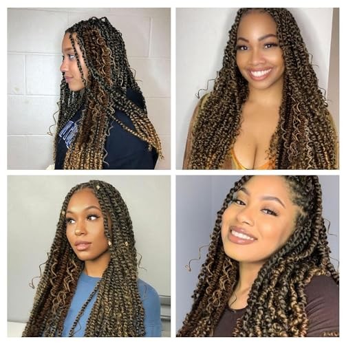 Passion Twist Hair 14 inch Passion Twist Crochet Hair 8 Pack Pre-twisted