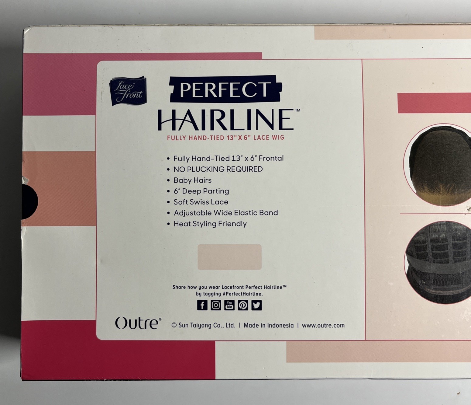 Outre Perfect Hairline Lace Front Hand-Tied 13”X6” Lace Wig (CRUSH) Color 2T/27