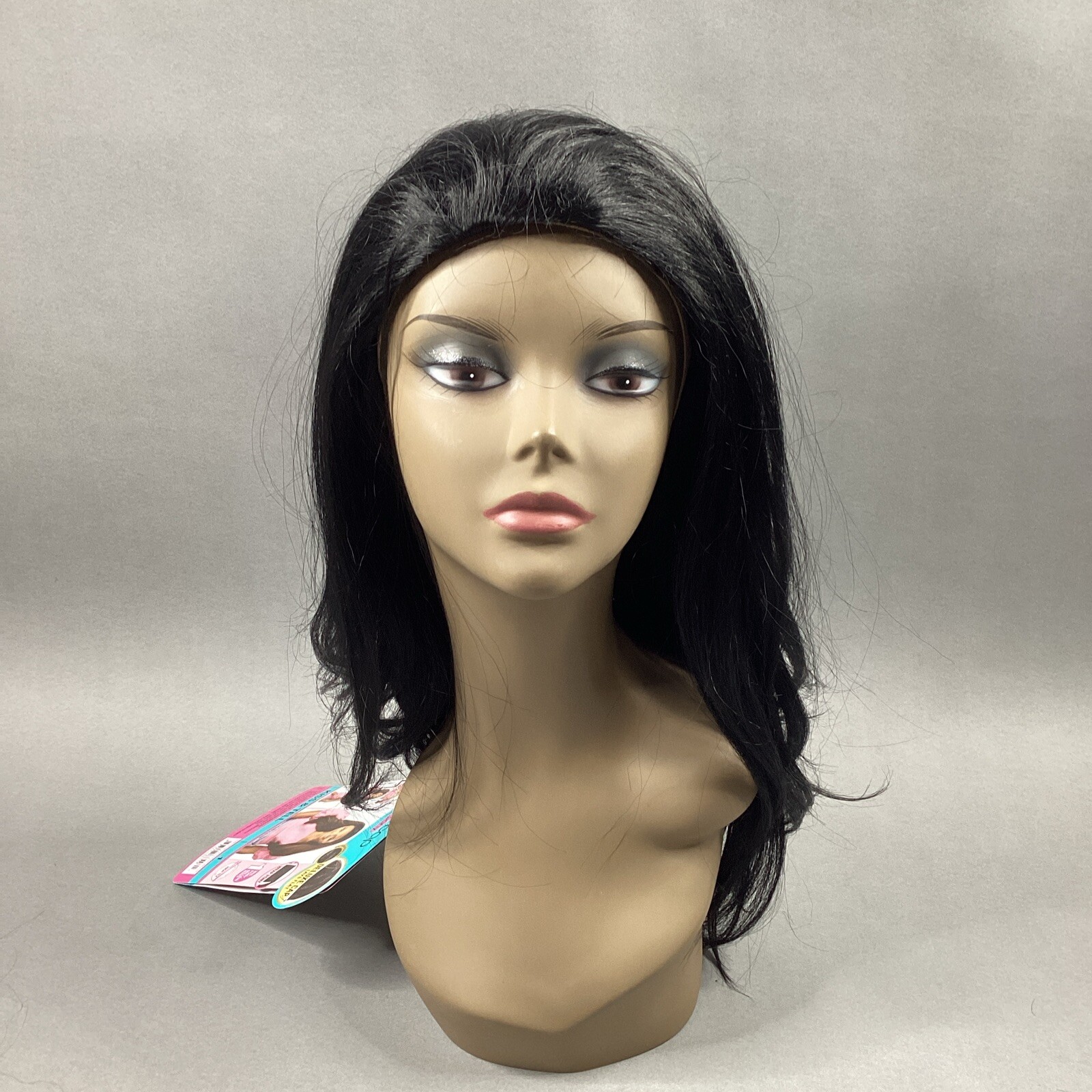 Converti-Cap + Wrap Pony Kiss & Tell #1 Jet Black Straight Premium Synthetic Wig