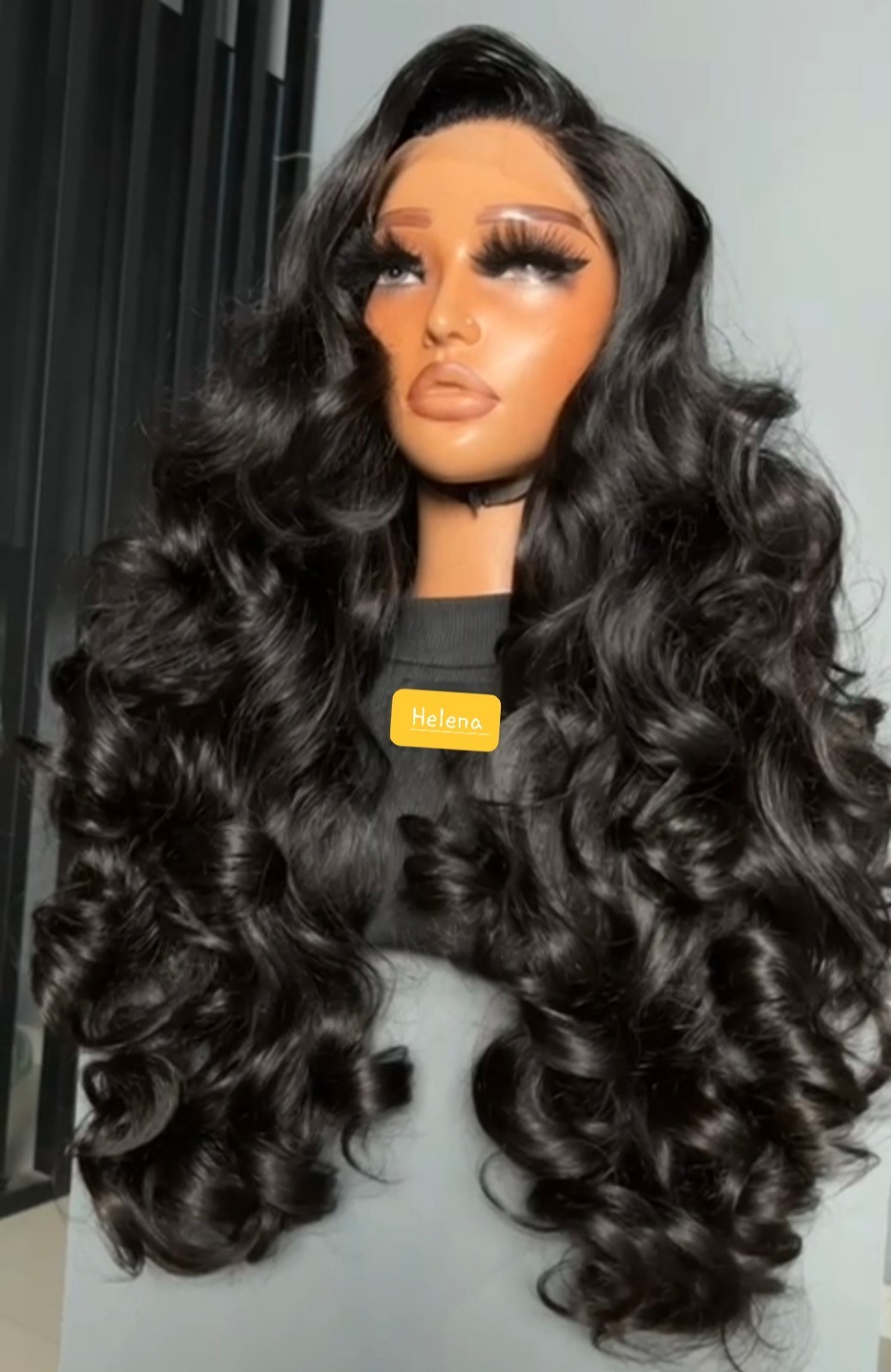 100% Vietnamese Human Hair, SDD, 5×5 HD Lace Closure, Bouncy Wig. 250% density