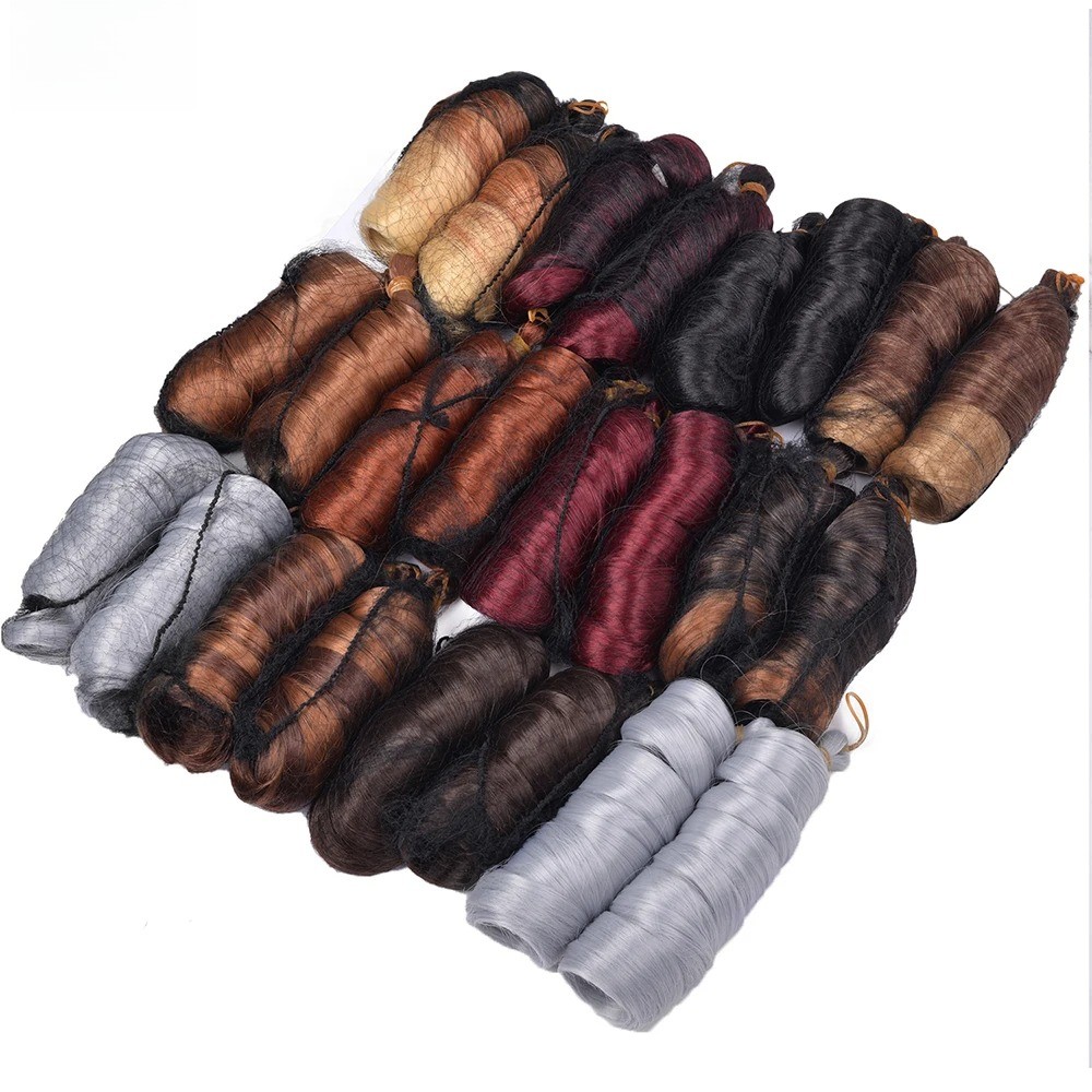 Pre Stretched 24Inch Synthetic Loose Wave French Curls Braiding Hair Extensions