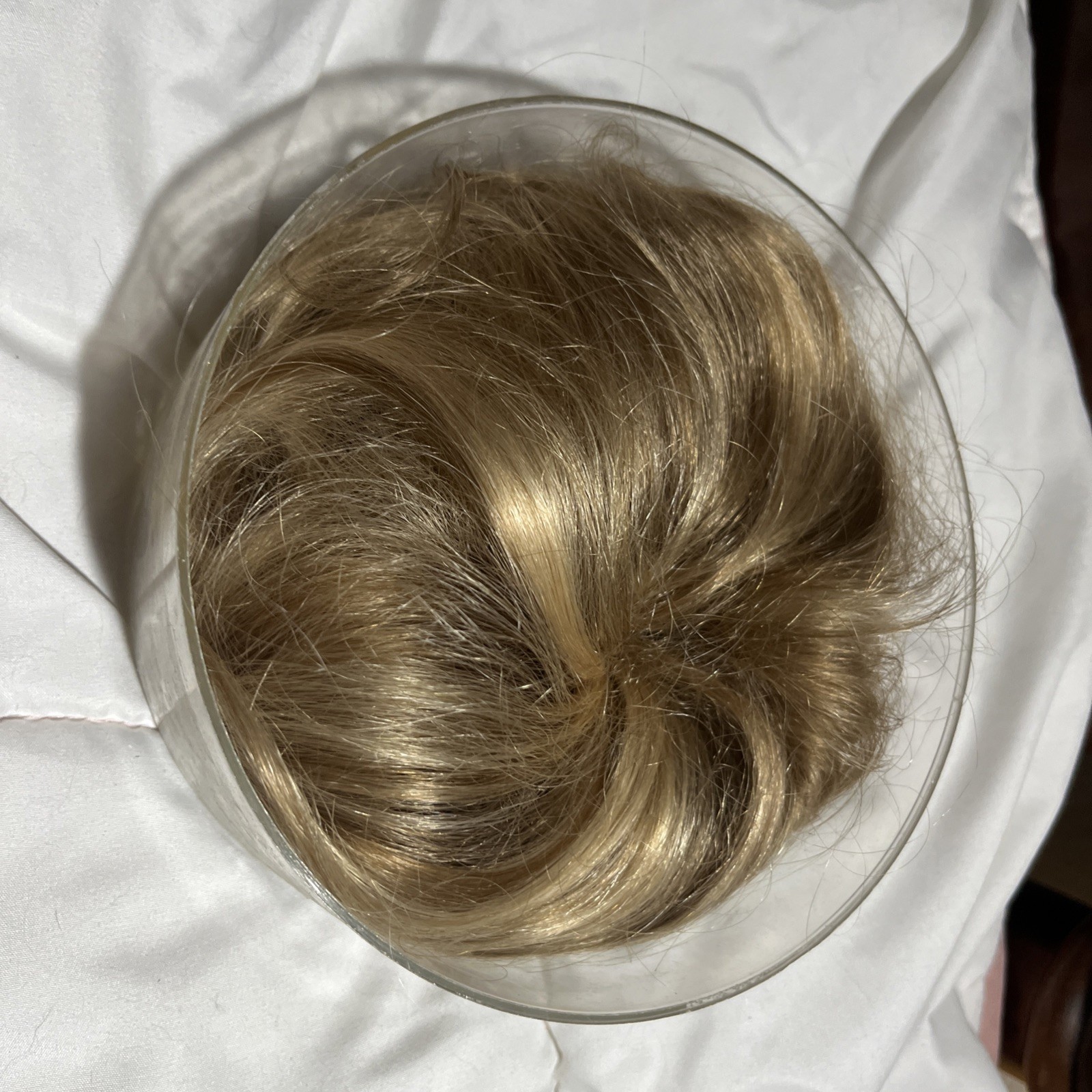 100% Human Hair 12″ Women’s Pre-Styled sandy blonde Wiglet Beauty Korea VG