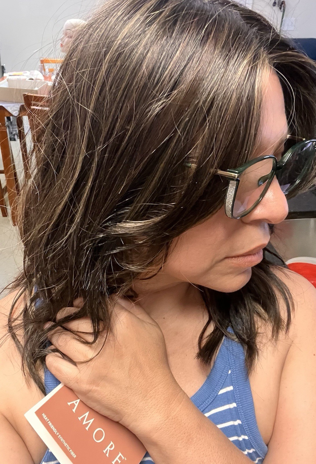 MAUDE /RENE OF PARIS AMORE COLLECTION /DARK BROWN/Spiced Mocha ,Low Density
