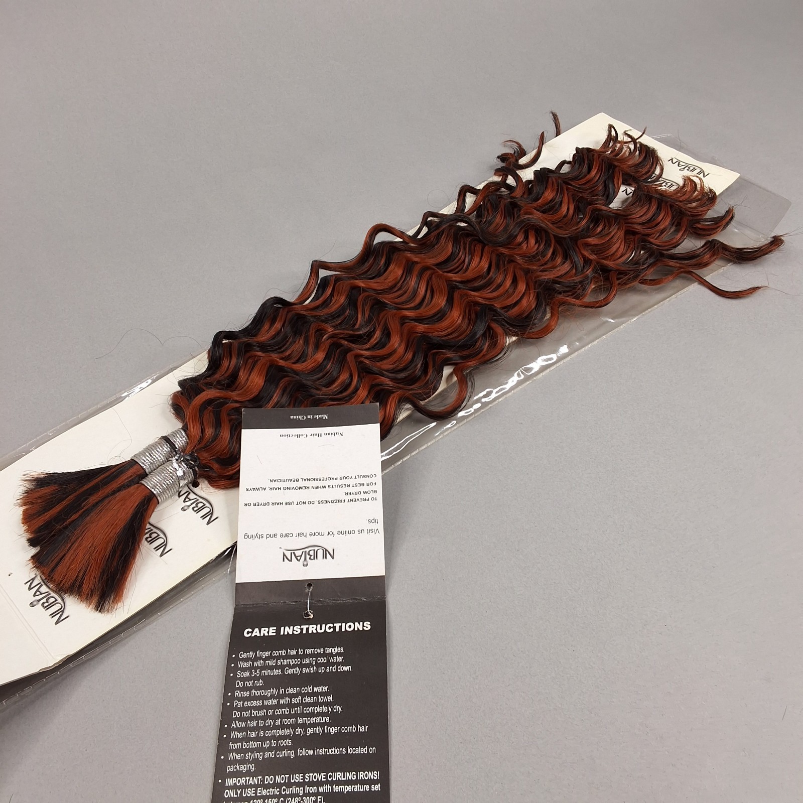 18″ Nubian Yaki Deep Wave #F1B/350 Bulk Micro Braiding Hair Boho