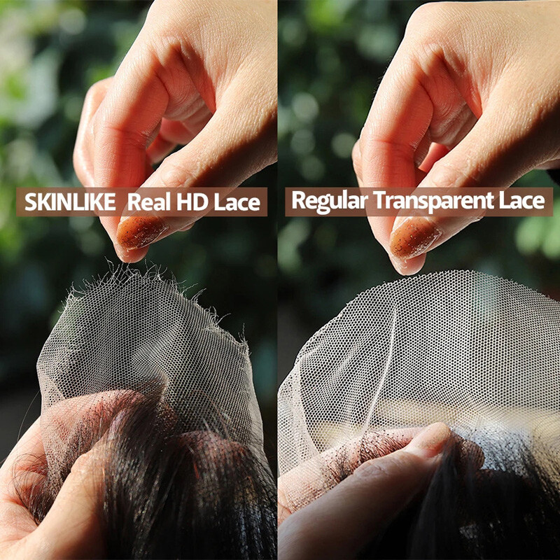 HD 7*7 Lace Closure Straight Body Wave Peruvian 100% Human Hair Free Part