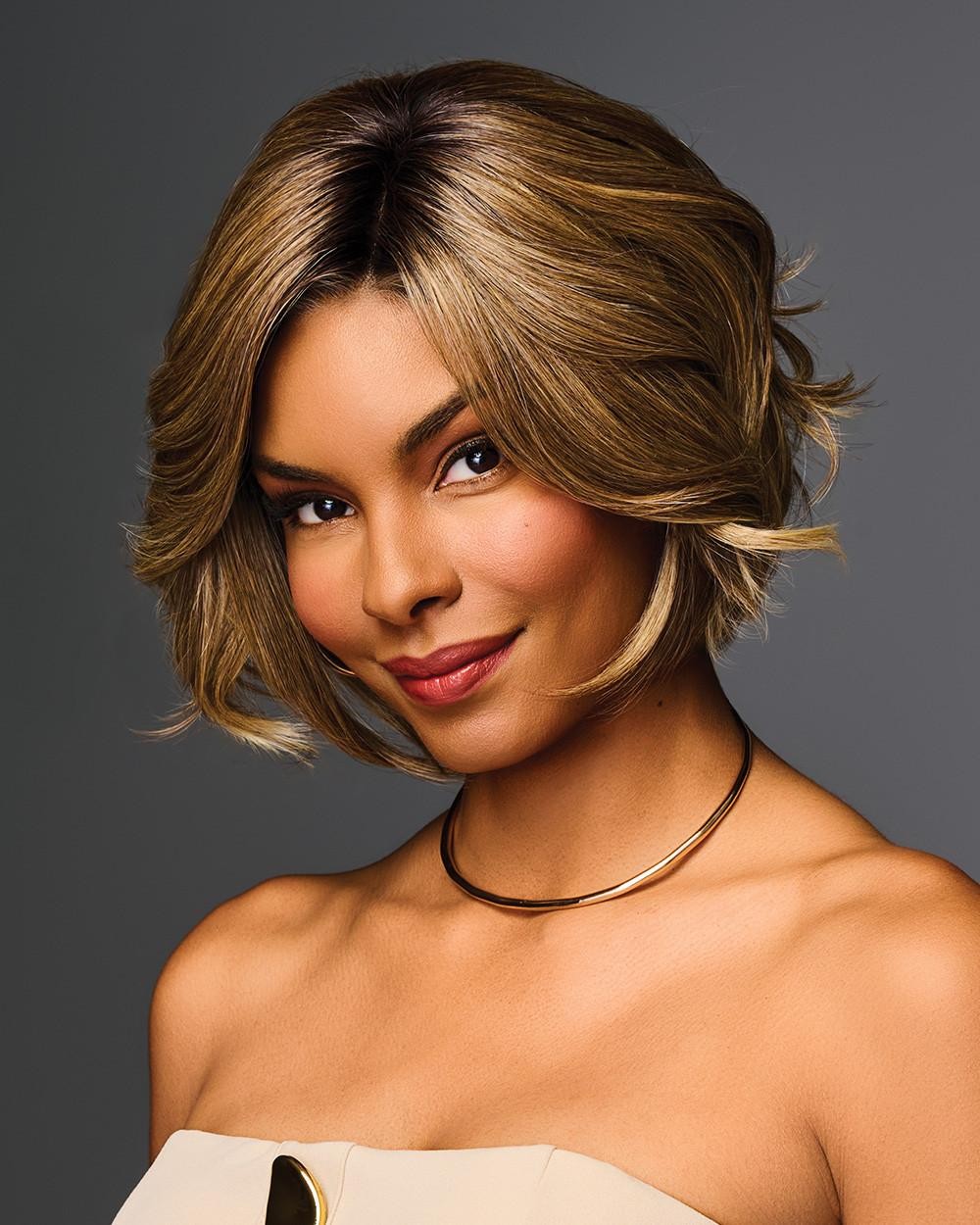 Trend Alert Luxury Lace Front Monotop Wig Gabor- Your Color Choice, Medium