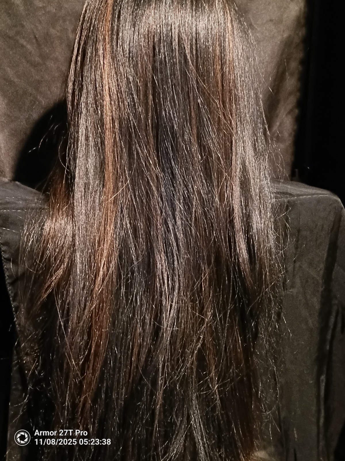 Vanessa 100% Brazilian Hair Dark Brown Full Lace Wig