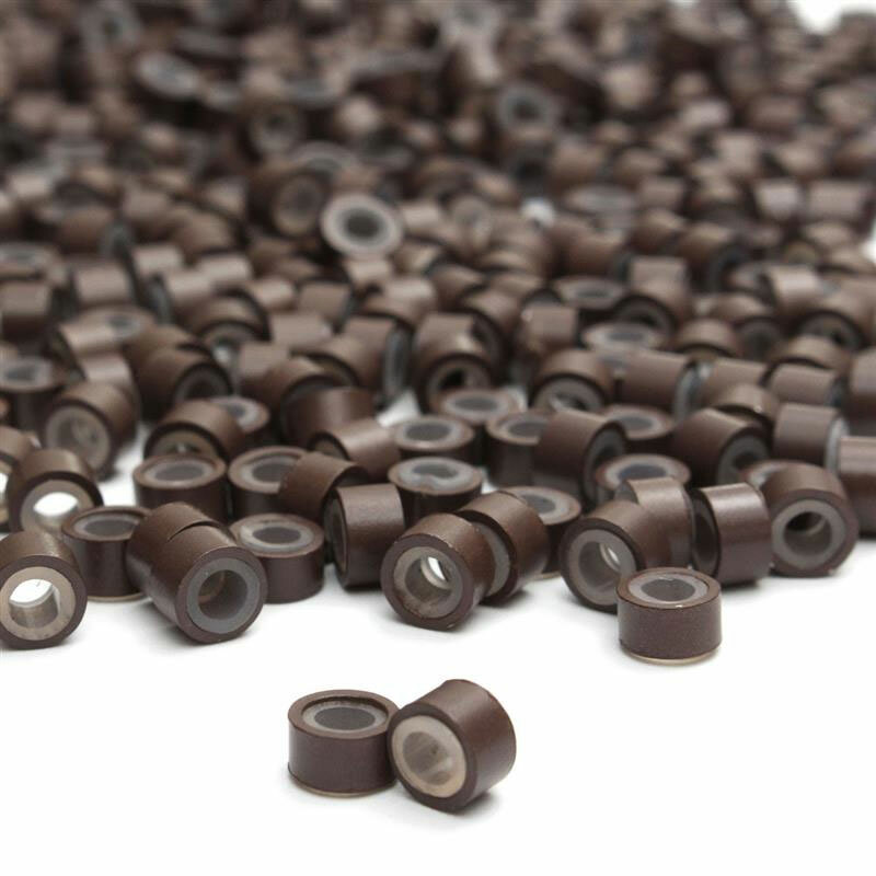 CLEARANCE Micro Rings Beads 1500pcs 6mm Silicone Linked FOR I Tip Hair Extension
