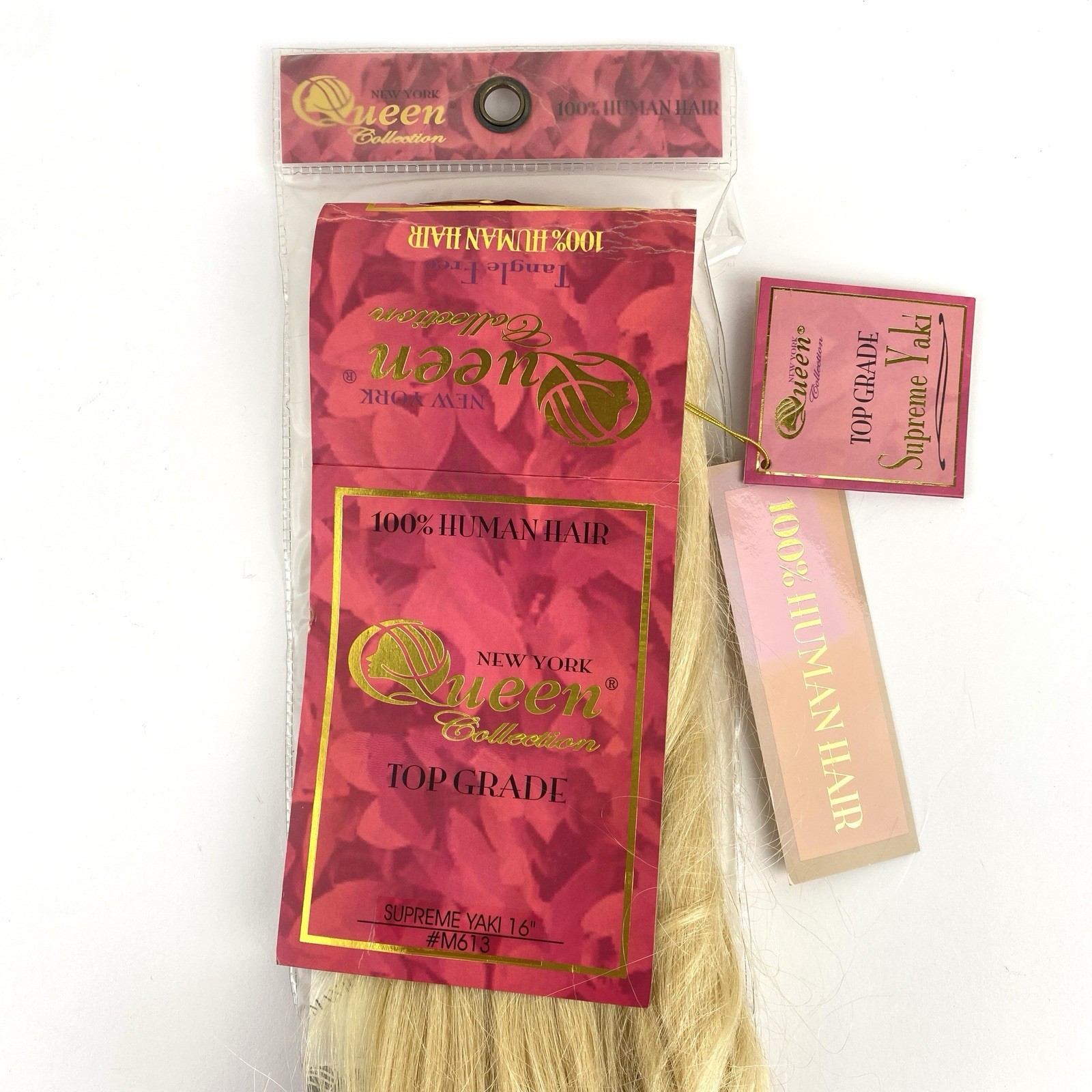 2-Packs 100% Human Hair American Silky Hair ASH 18″ #22 & Supreme Yaki 16″ #M613