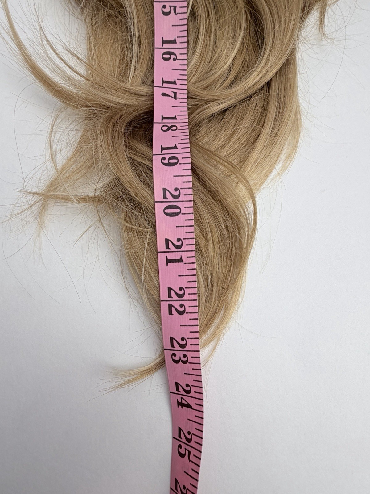 Wigyy Long 23″ Wavy Blonde Synthetic Wig Dark Roots Ombre Lace Part Adjustable