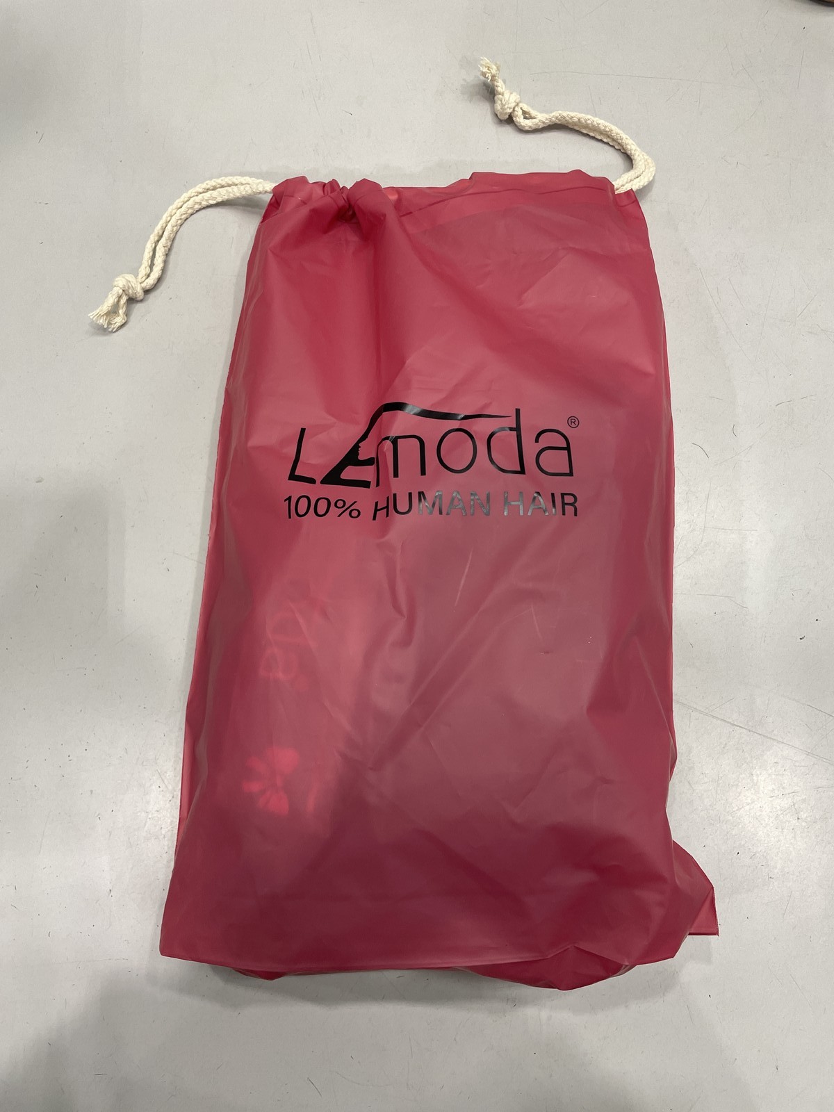 Lemoda Natural Black Burmese Curly Human Hair Glueless Half Wig, 22″